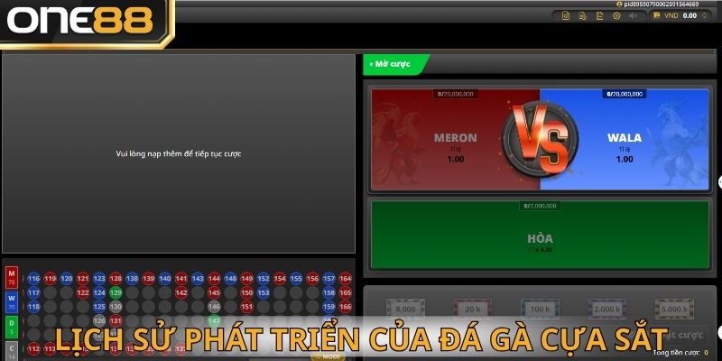 Lịch sử phát triển chuẩn của đá gà cựa sắt