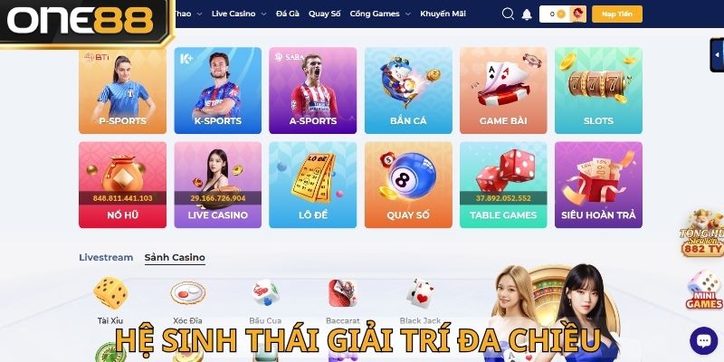 Giữa thị trường cá cược nhiều biến động, sự đa dạng về sản phẩm chính là yếu tố then chốt giữ chân người chơi lâu dài.