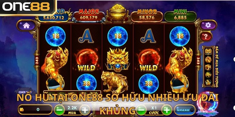 Nổ hũ tại One88 sở hữu nhiều ưu đãi khủng