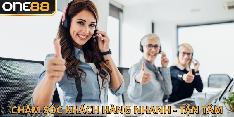 Chăm sóc khách hàng tại đây siêu nhanh và uy tín