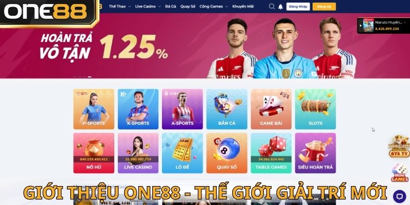 One88 đang dần chiếm lĩnh thị trường giải trí