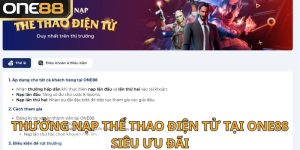 Thưởng nạp thể thao điện tử