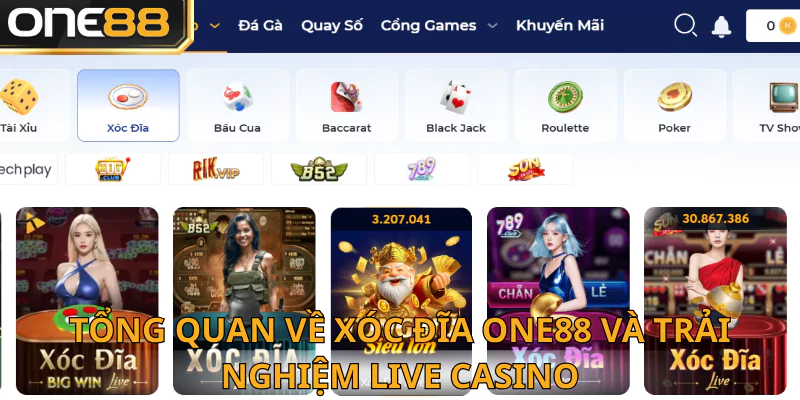 Xóc đĩa One88 là game được yêu thích hiện nay